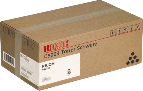 Ricoh Aficio MPC6503SP/MPC8003SP/IMC6500/IMC8000 Negro Cartucho de Toner Original - 842192/C8003BK