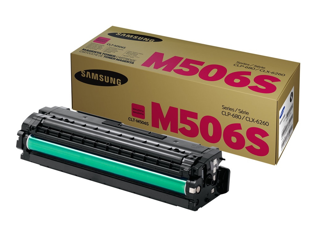 Samsung CLP680/CLX6260 Magenta Cartucho de Toner Original - CLT-M506S/SU314A