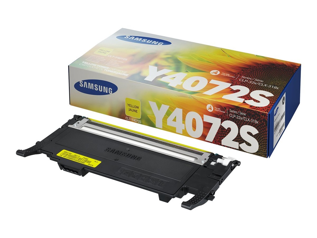 Samsung CLT-Y4072S Amarillo Cartucho de Toner Original - SU472A