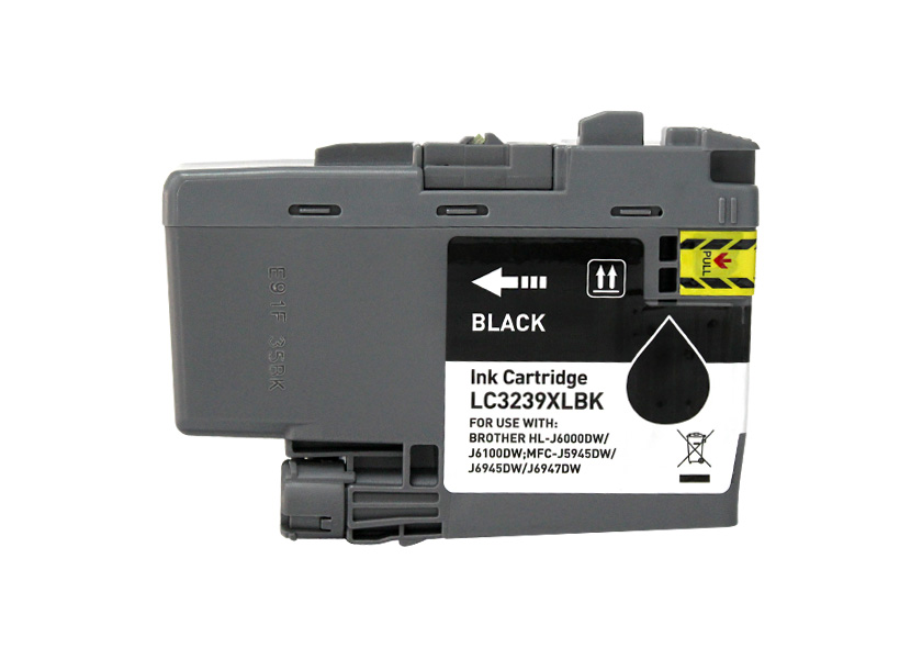 Brother LC3239XL Negro Cartucho de Tinta Pigmentada Generico - Reemplaza LC3239XLBK