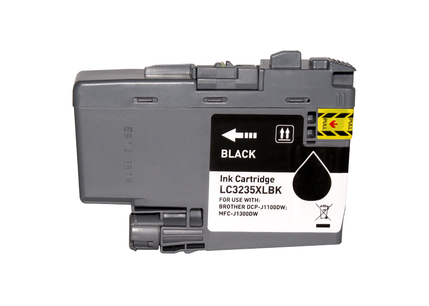 Brother LC3235XL/LC3233 Negro Cartucho de Tinta Pigmentada Generico - Reemplaza LC3235XLBK/LC3233BK