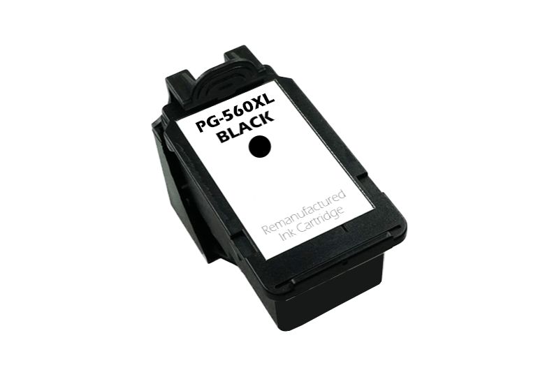 Canon PG560XL Negro Cartucho de Tinta Remanufacturado - Reemplaza 3712C001/3713C001