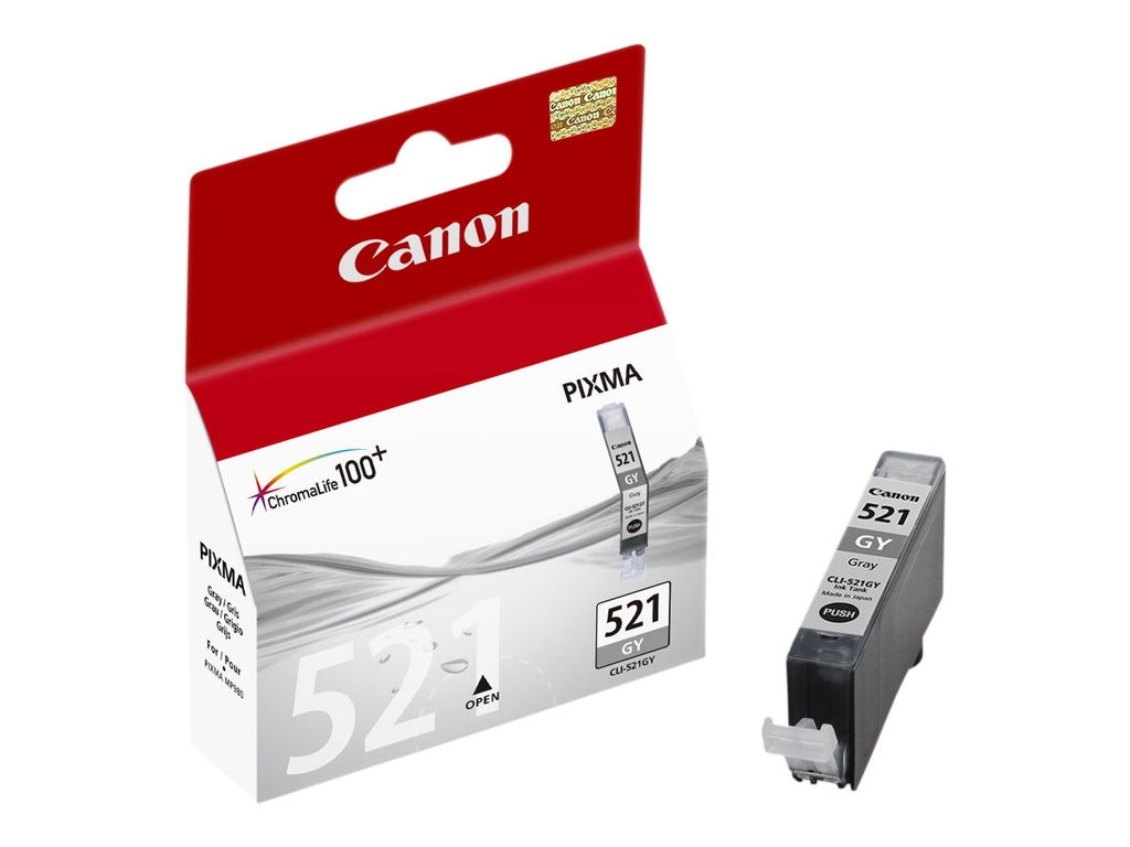 Canon CLI521 Gris Cartucho de Tinta Original - 2937B001