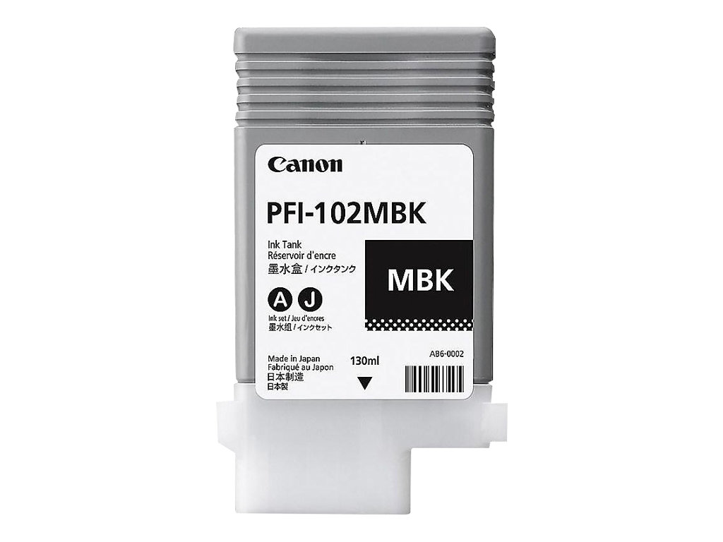 Canon PFI102 Negro Mate Cartucho de Tinta Original - 0894B001