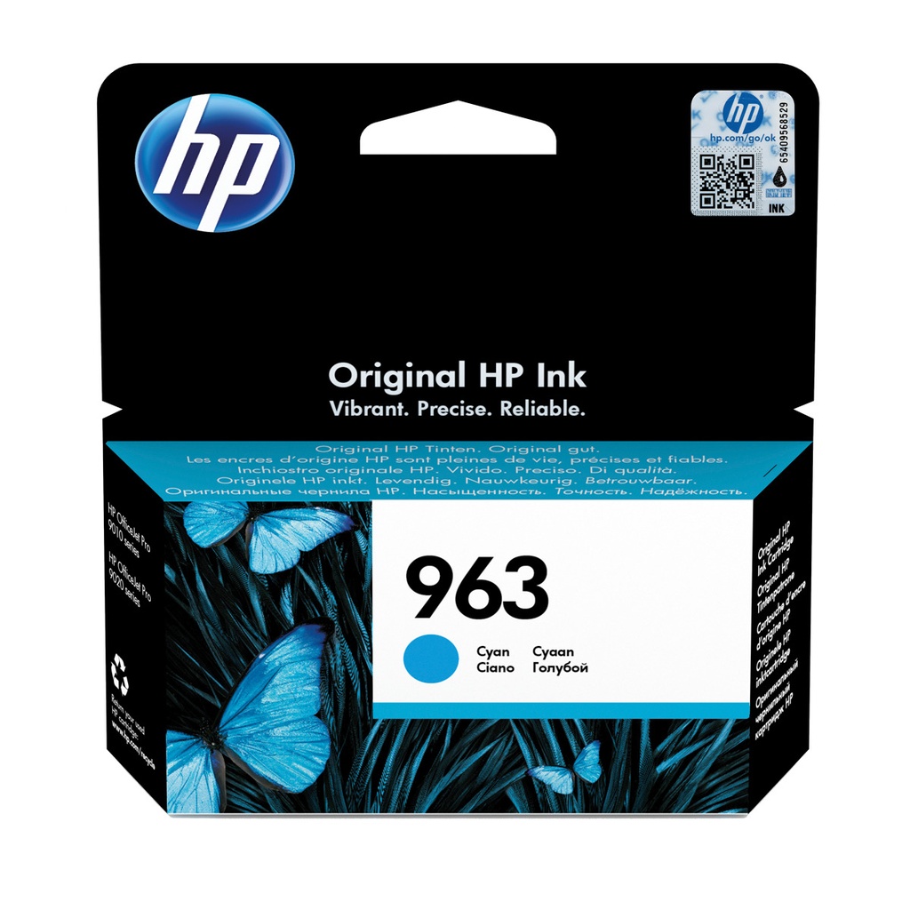 HP 963 Cyan Cartucho de Toner Original - 3JA23AE