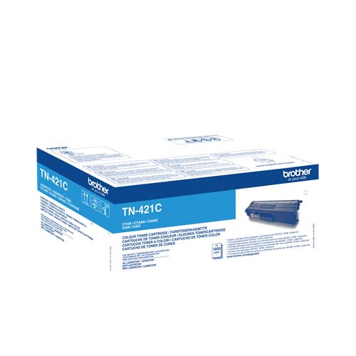 Brother TN421 Cyan Cartucho de Toner Original - TN421C