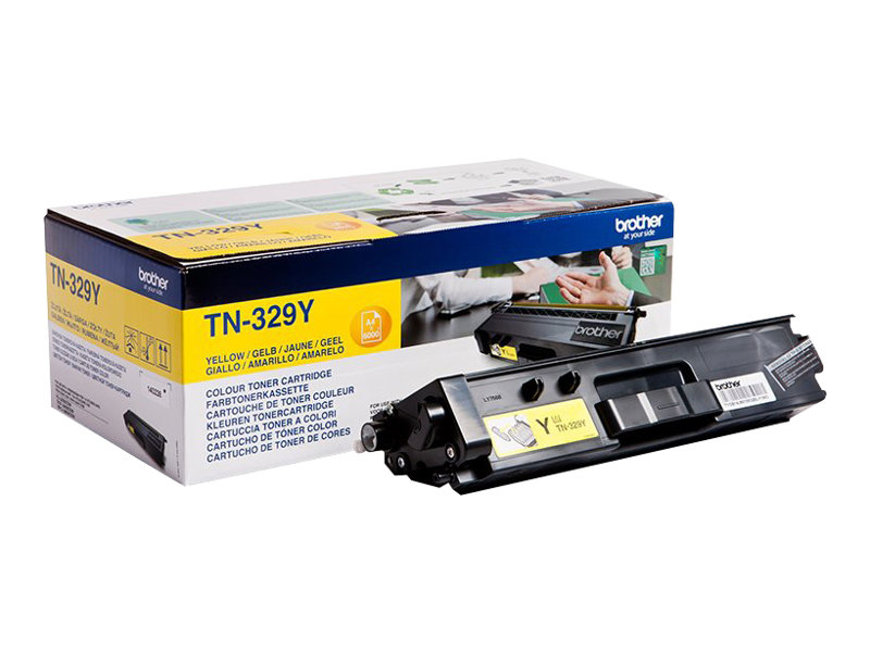 Brother TN329 Amarillo Cartucho de Toner Original - TN329Y