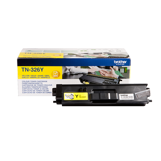 Brother TN326 Amarillo Cartucho de Toner Original - TN326Y