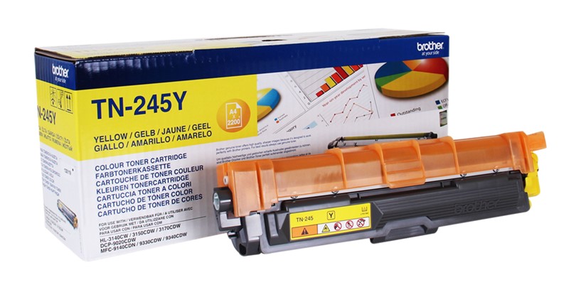 Brother TN245 Amarillo Cartucho de Toner Original - TN245Y