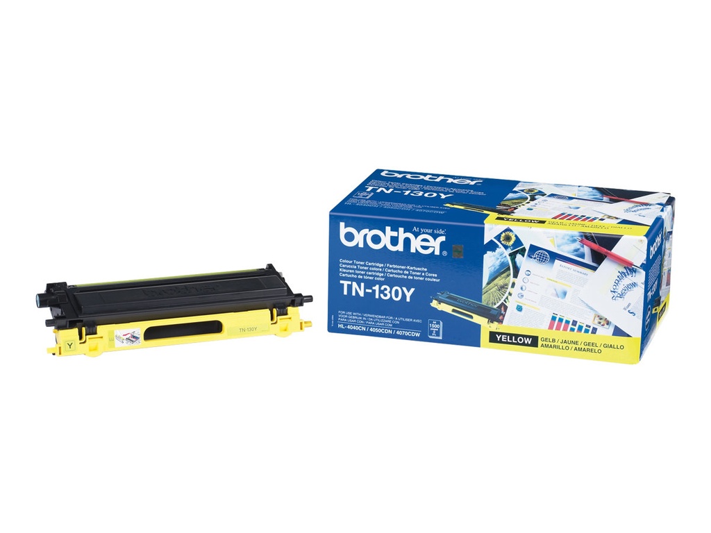 Brother TN130 Amarillo Cartucho de Toner Original - TN130Y