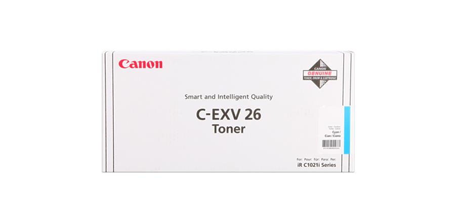 Canon C-EXV26 Cyan Cartucho de Toner Original - 1659B006
