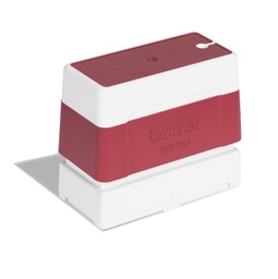 [PR2770R6P] Brother PR2770R6P Pack de 6 Monturas de Sellos Originales - 27x70mm - Color Rojo