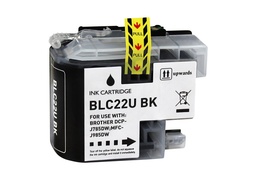 [BI-LC22UBK] Brother LC22U Negro Cartucho de Tinta Generico - Reemplaza LC22UBKBP
