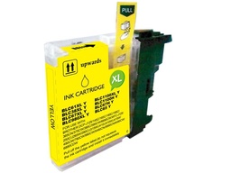 [BI-LC980XLYL-UNIV] Brother LC980XL/LC1100XL/LC985XL Amarillo Cartucho de Tinta Generico - Reemplaza LC980Y/LC1100Y/LC985Y