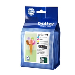 [LC3213VAL] Brother LC3213 Pack de 4 Cartuchos de Tinta Originales - LC3213VAL