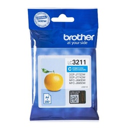 [LC3211C] Brother LC3211 Cyan Cartucho de Tinta Original - LC3211C