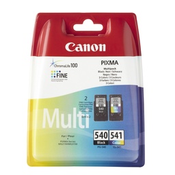 [5225B006] Canon PG540 Negro + CL541 Color Pack de Cartuchos de Tinta Originales - 5225B006