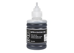 [CI-GI590BK(PG)] Canon GI590 Negro Botella de Tinta Pigmentada Generico - Reemplaza GI590BK/1603C001