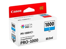 [0547C001] Canon PFI1000 Cyan Cartucho de Tinta Original - PFI1000C/0547C001
