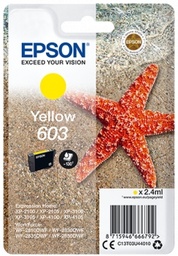 [C13T03U44010] Epson 603 Amarillo Cartucho de Tinta Original - C13T03U44010