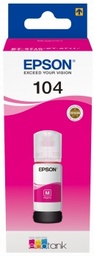 [C13T00P340] Epson 104 Magenta - Botella de Tinta Original C13T00P340