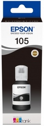 [C13T00Q140] Epson 105 Negro - Botella de Tinta Pigmentada Original C13T00Q140
