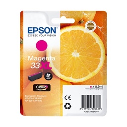 [C13T33634012] Epson T3363 (33XL) Magenta Cartucho de Tinta Original - C13T33634012