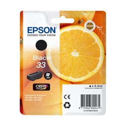 [C13T33314012] Epson T3331 (33) Negro Cartucho de Tinta Original - C13T33314012