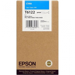 [C13T612200] Epson T6122 Cyan Cartucho de Tinta Original - C13T612200