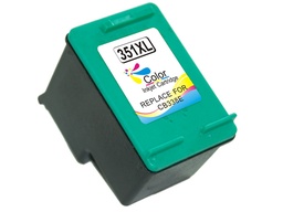 [HI-351XL] HP 351XL Color Cartucho de Tinta Remanufacturado - Reemplaza CB338EE/CB337EE